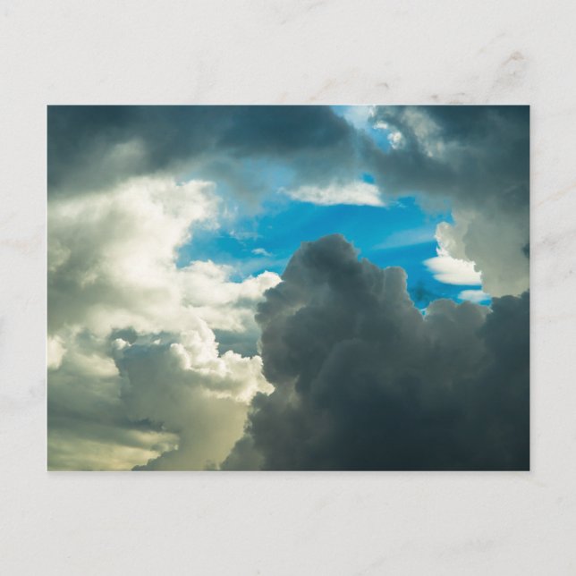 Postal Cielos tormentosos (Anverso)