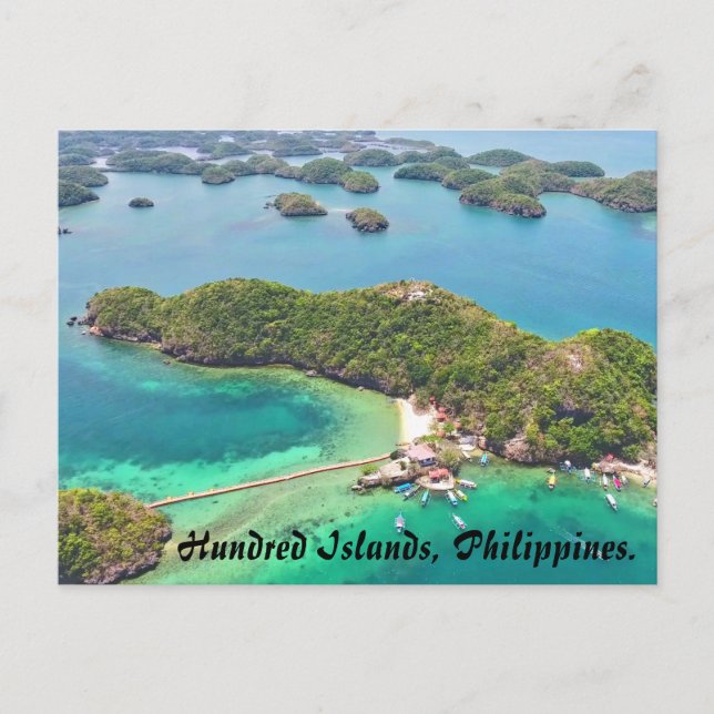 Postal Cien Islas, Filipinas (Anverso)