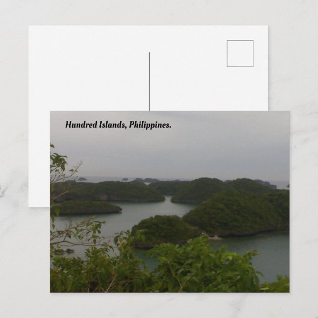 Postal Cien Islas, Filipinas (3) (Anverso / Reverso)