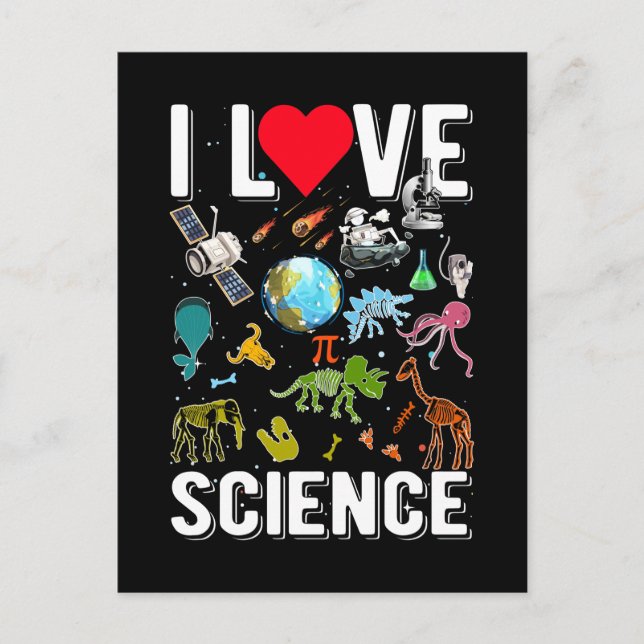 Postal Ciencia Astrología Matemáticas Física Química Biol (Anverso)