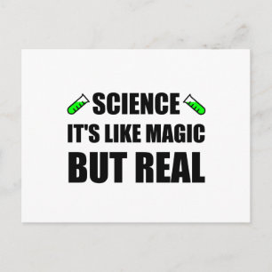 Postal Ciencia como la magia