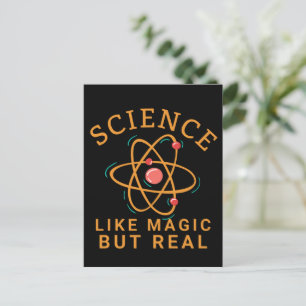 POSTAL CIENCIA COMO MAGIA PERO REAL-ENTUSIASTA DE LA CIEN