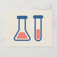 Ciencia con vaso de precipitados y tubo de ensayo