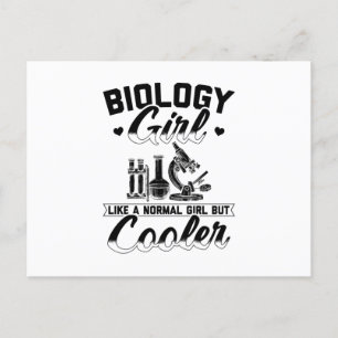 Postal Ciencia de la biología   Regalo de estudio de labo