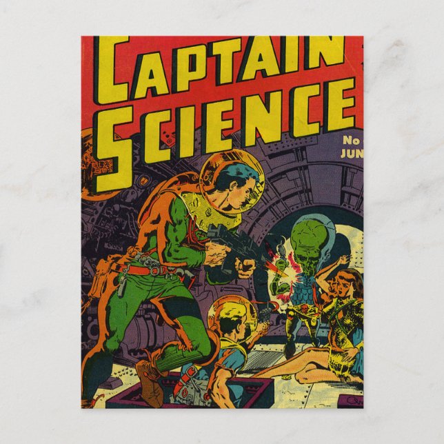 Postal Ciencia del Capitán (Anverso)