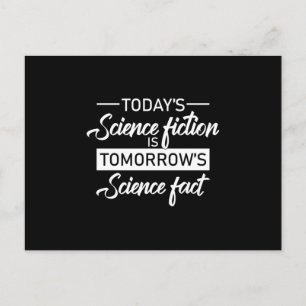 Postal Ciencia Ficción Espacio Ufo Alien Gracioso Regalo