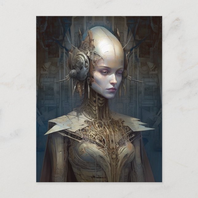Postal Ciencia ficción para mujeres extranjeras (Anverso)