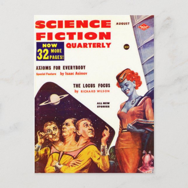 Postal Ciencia ficción trimestral 71 (Anverso)