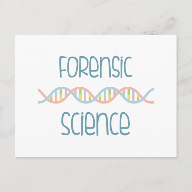 Postal Ciencia forense (Anverso)
