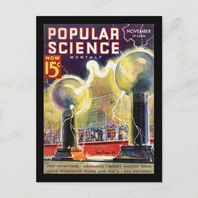Postal Ciencia Popular Mensual, Noviembre de 1936_Pulp Ar (Anverso)
