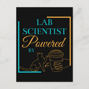 POSTAL CIENTÍFICO DE LABORATORIO IMPULSADO POR GATOS Y CA