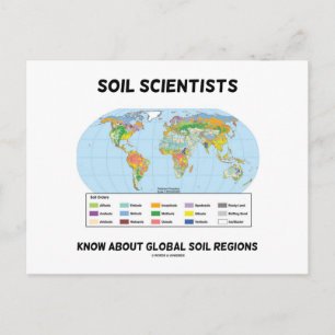 Postal Científicos del suelo conocen las regiones globale