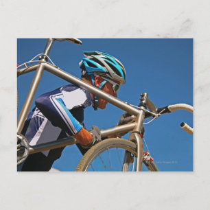 Postal Cierre de las carreras de ciclismo masculino