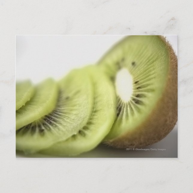 Postal Cierre de las lonchas de kiwi (Anverso)