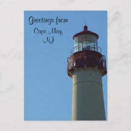 Postal Cierre de Lighthouse Cape May, NJ