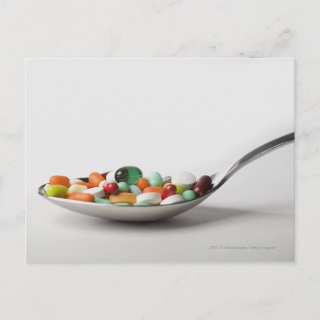 Postal Cierre de pastillas en cuchara (Anverso)