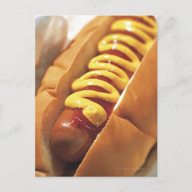 Postal cierre de un hotdog (Anverso)