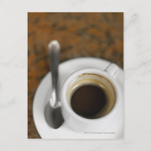 Postal Cierre de una taza de café 2