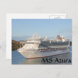 Postal Cierre del crucero MS Azura en Antigua