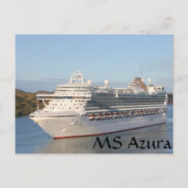 Postal Cierre del crucero MS Azura en Antigua