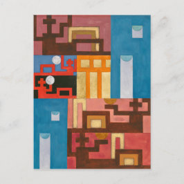 Postal Cifras de cinco ampliaciones | Sophie Taeuber-Arp 