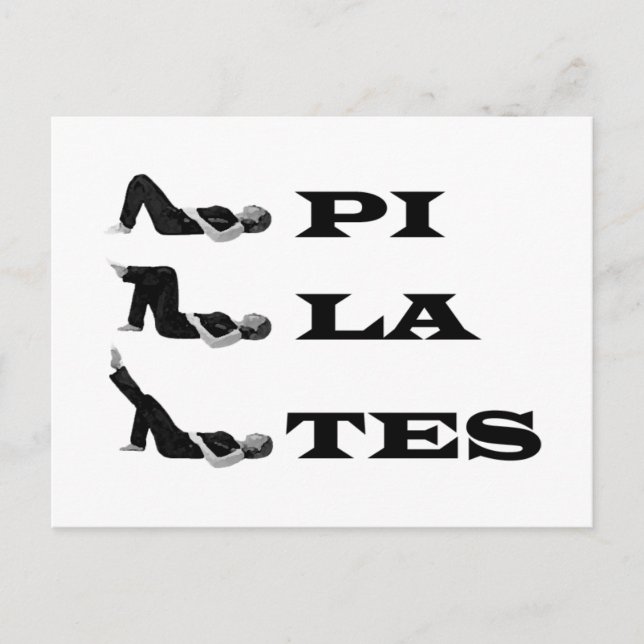 Postal ¡Cifras de pilates! (Anverso)
