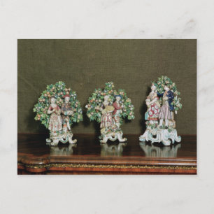 Postal Cifras de porcelana de vaca, 1761