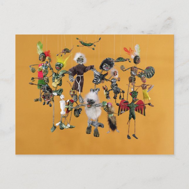 Postal Cifras del Día de los Muertos, de Oaxaca (Anverso)