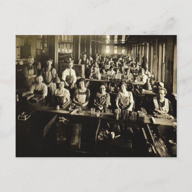 Postal Cigar Factory, 1900, Red Lion, York Co., PA (Anverso)