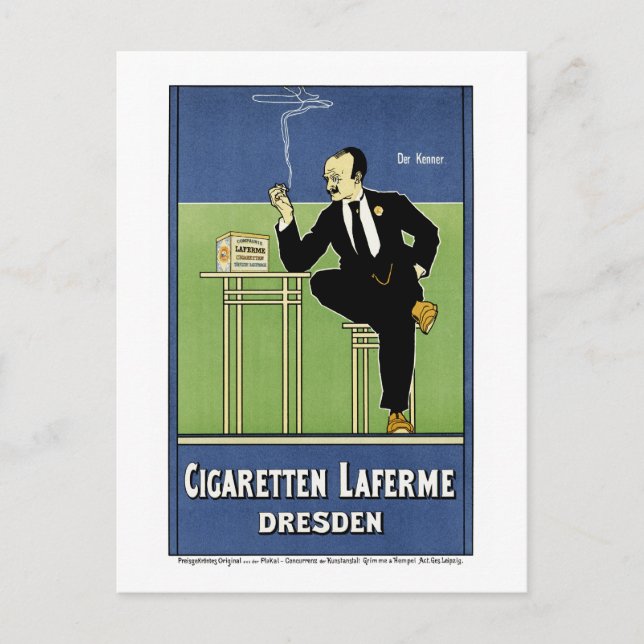 Postal Cigaretten Laferme (Anverso)
