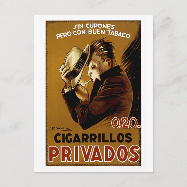 Postal Cigarillos Privados (Anverso)