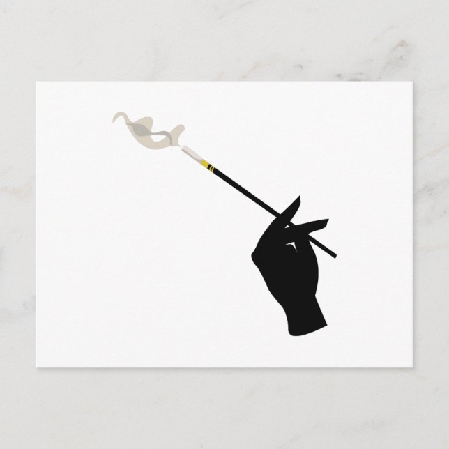 Postal Cigarrillo de retención manual (Anverso)