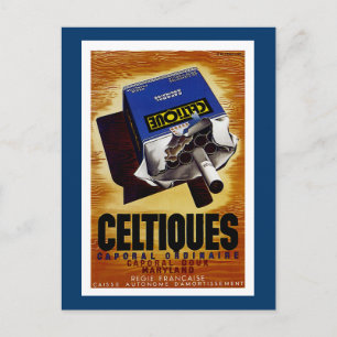 Postal Cigarrillos de Celtiques