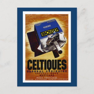 Postal Cigarrillos de Celtiques