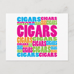 Postal Cigarros coloridos