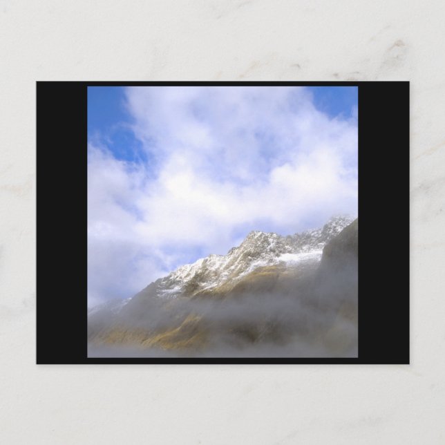 Postal cima de montaña (Anverso)