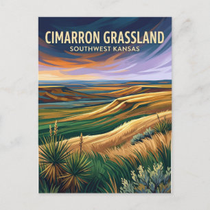 Postal Cimarron National Grassland EE. UU.