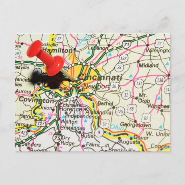 Postal Cincinnati (Anverso)