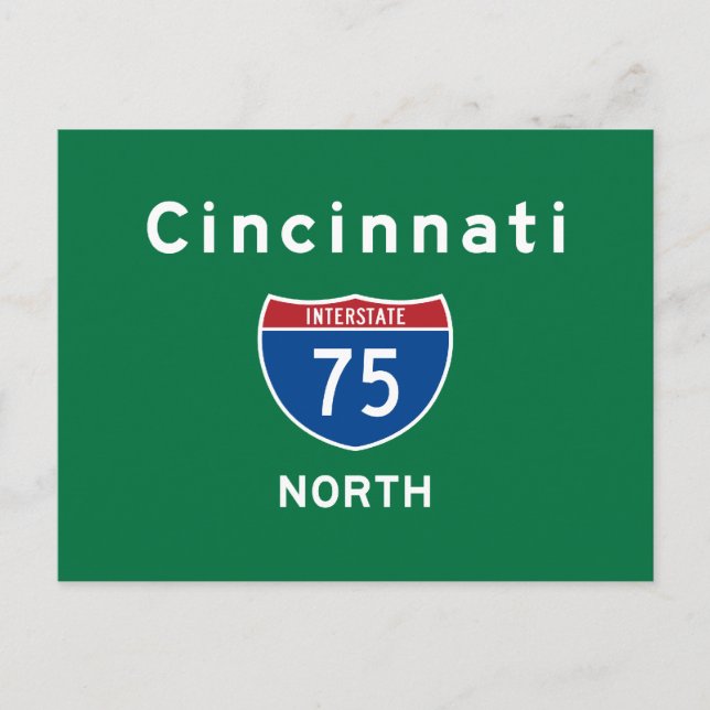 Postal Cincinnati 75 (Anverso)