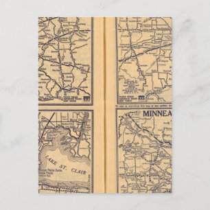 Postal Cincinnati, Detroit, Indianápolis