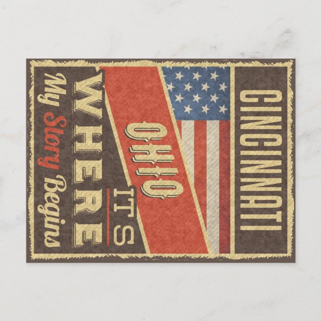 Postal Cincinnati Ohio (Anverso)