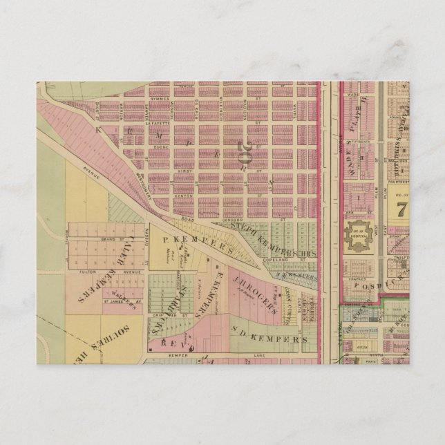 Postal Cincinnati, Ohio 4 (Anverso)