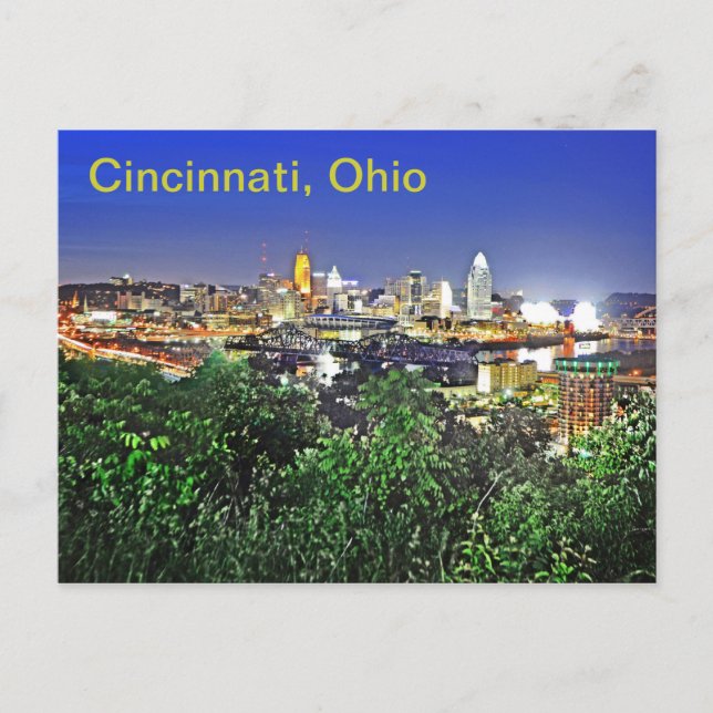 Postal Cincinnati, Ohio, EE.UU. (Anverso)