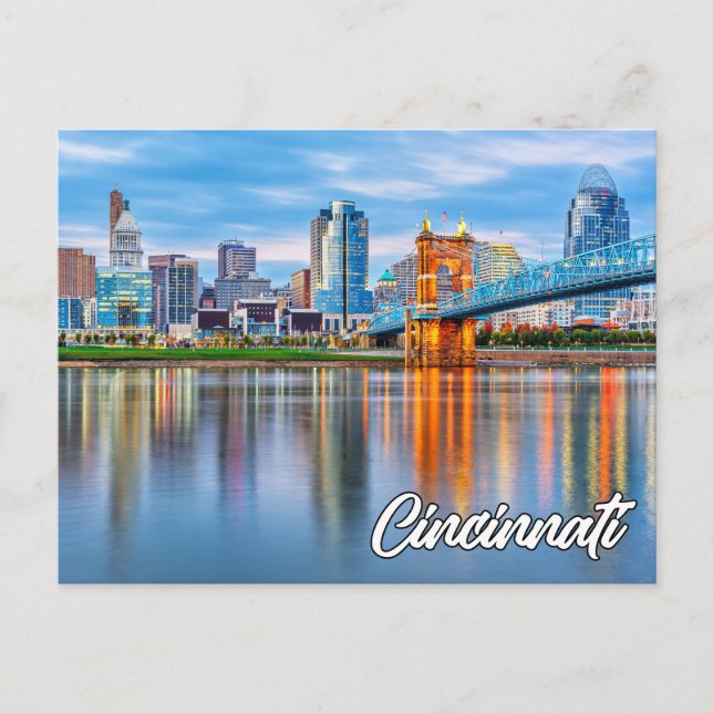 Postal Cincinnati, Ohio, Estados Unidos (Anverso)