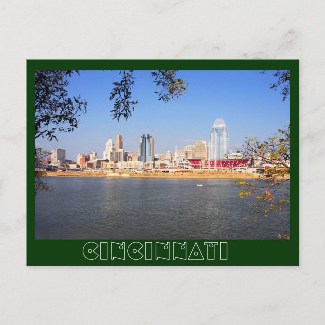 Postal Cincinnati, Ohio, la Ciudad Reina (Anverso)