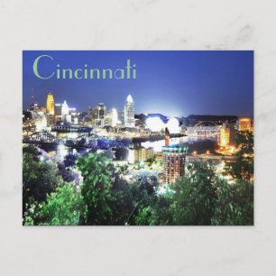 Postal Cincinnati, Ohio, la Ciudad Reina.