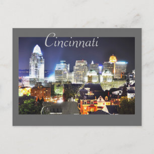 Postal Cincinnati, Ohio, la Ciudad Reina.
