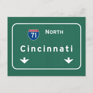 Postal Cincinnati Ohio oh Autopista Interestatal: