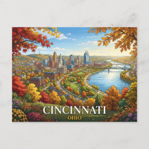 Postal Cincinnati Ohio Viajes
