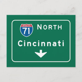 Postal Cincinnati, Rótulo de OH Road